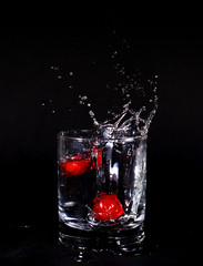 glass of alcohol