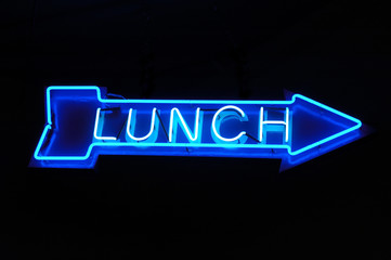 neon lunch