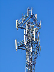 mobile antenna in blue sky 3