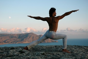 hatha-yoga: virabhadrasana