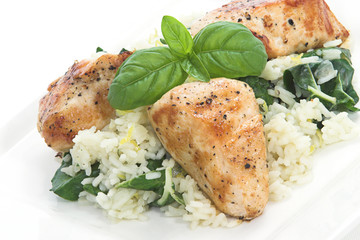 chicken & spinich dish # 1