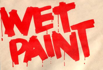 wet paint - 1711814