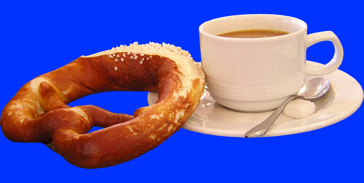kaffetasse mit breze