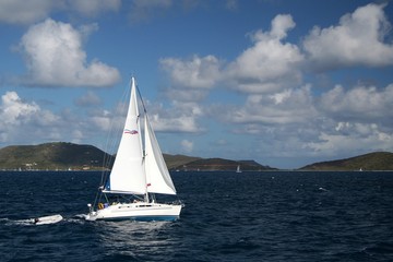 Obraz premium caribbean sailing