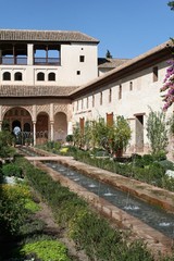Fototapeta na wymiar Fontanny Alhambra