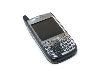 smartphone on white