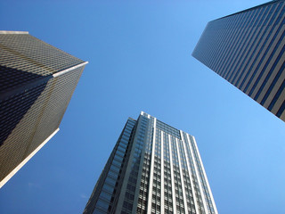 Obraz na płótnie Canvas skyscrapers