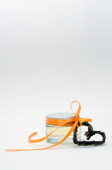 little jar with heart