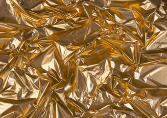 rumpled golden foil 1