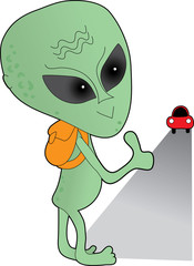 alien hitch hiker