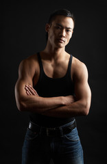 Fototapeta premium tough asian guy