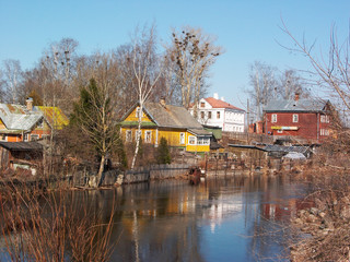 Fototapeta premium flood in village