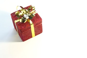 red christmas gift box