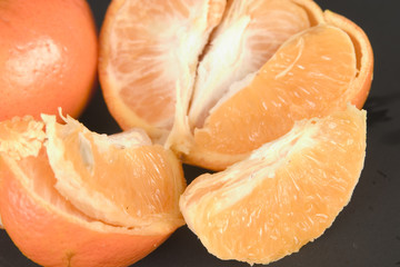 tangerine pieces