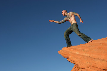Obraz premium tattooed man