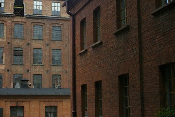 old factory walls