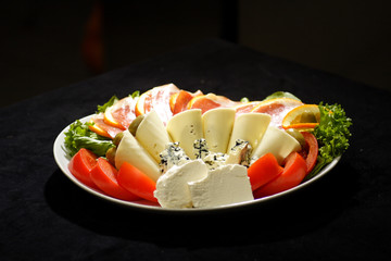 prosciutto ham and cheese salad