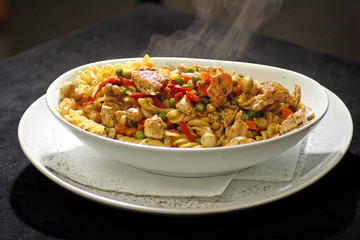 pasta with grilled chicken