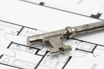 key and building blueprint