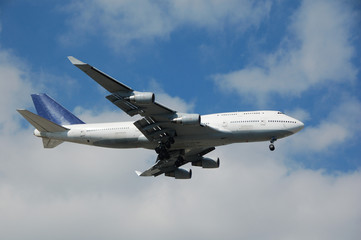 Fototapeta na wymiar boeing 747 jumbo jet