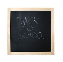 Fototapeta premium back to school black board with path