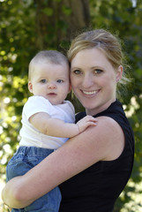 Fototapeta premium mother and baby