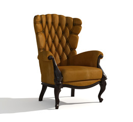  leather  armchair