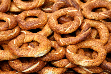 bagels with sesame