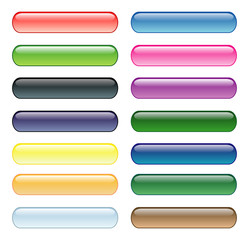 various aqua/glass style web buttons