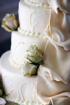 wedding cake detail