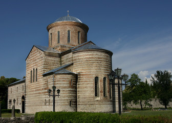 Fototapeta premium ancient greek church in picunda