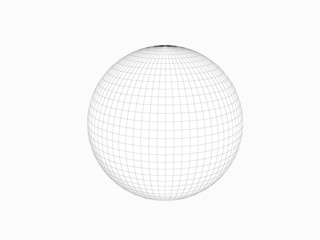 3d mesh of earth - 1740446
