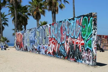 Papier Peint photo Lavable Graffiti mur de graffitis