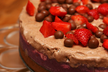 strawberries and chocolate