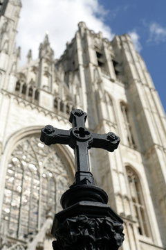 cathedral and cross