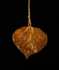 aspen leaf ornament