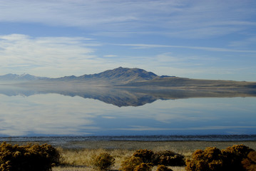 salt lake reflections