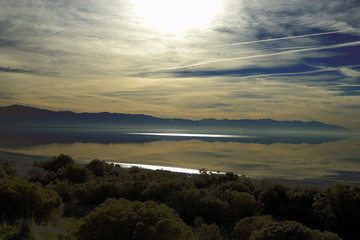 antelope island contrasts