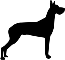 dog silhouette