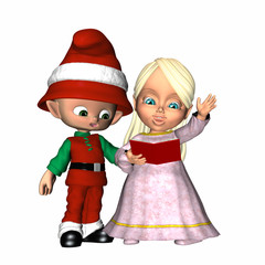 christmas caroling 1