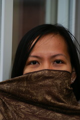 Fototapeta premium mysterious woman