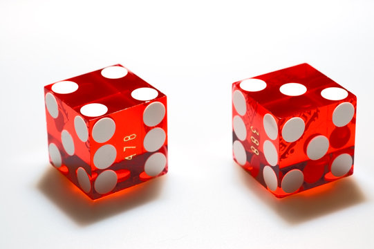 dice on white