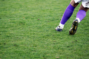Fototapeta premium fußballbeine