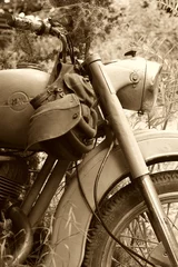 Foto op Plexiglas classic old motorcycle © mark yuill