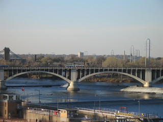 st. anthony locks and bridge, minneapolis