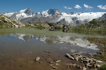 lac lérié et glaciers de la meije