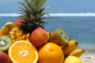 fruits tropicaux en vrac