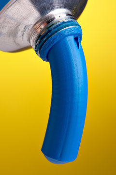 blue paint