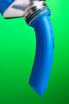 blue paint