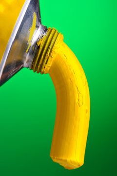 yellow paint